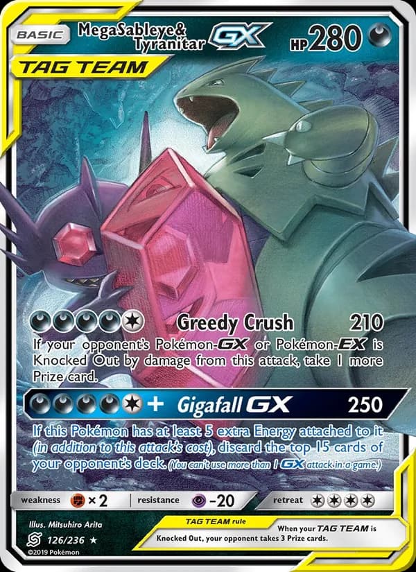 Mega Sableye & Tyranitar GX TAG TEAM-GX