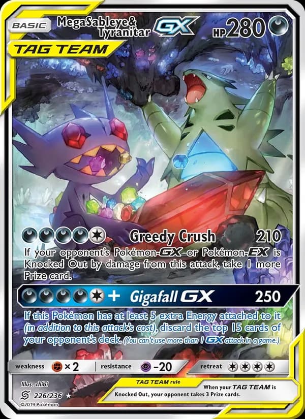 Mega Sableye & Tyranitar GX TAG TEAM-GX