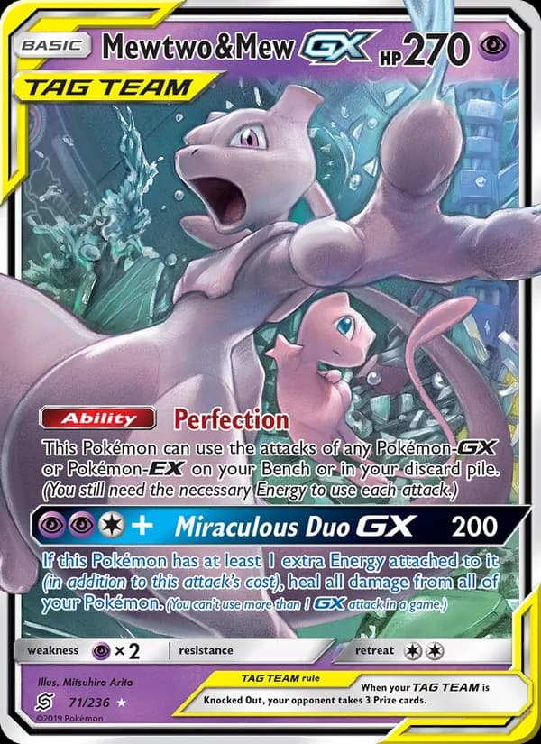 Mewtwo & Mew GX TAG TEAM-GX