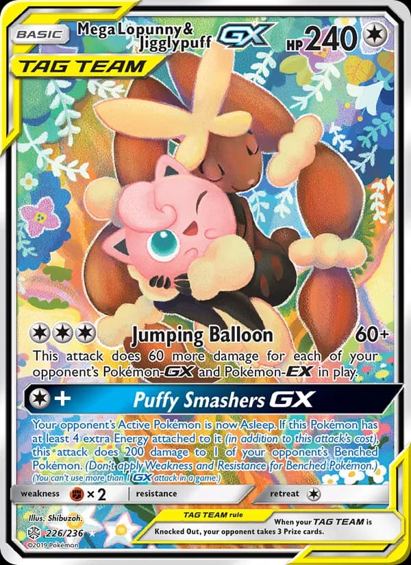 Mega Lopunny & Jigglypuff GX TAG TEAM-GX