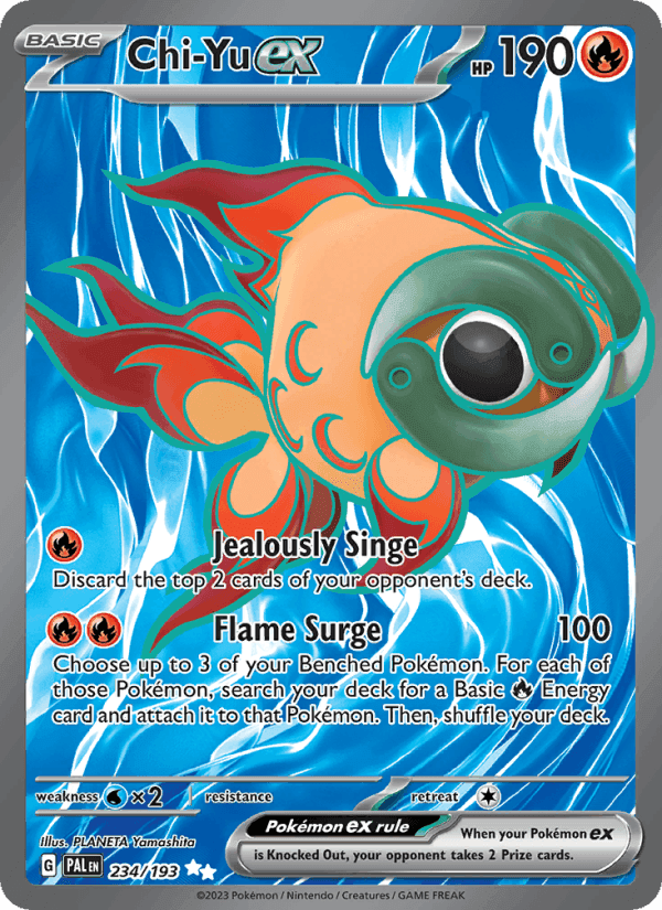 Chi-Yu ex 234/193 — Paldea Evolved (Ultra Rare)