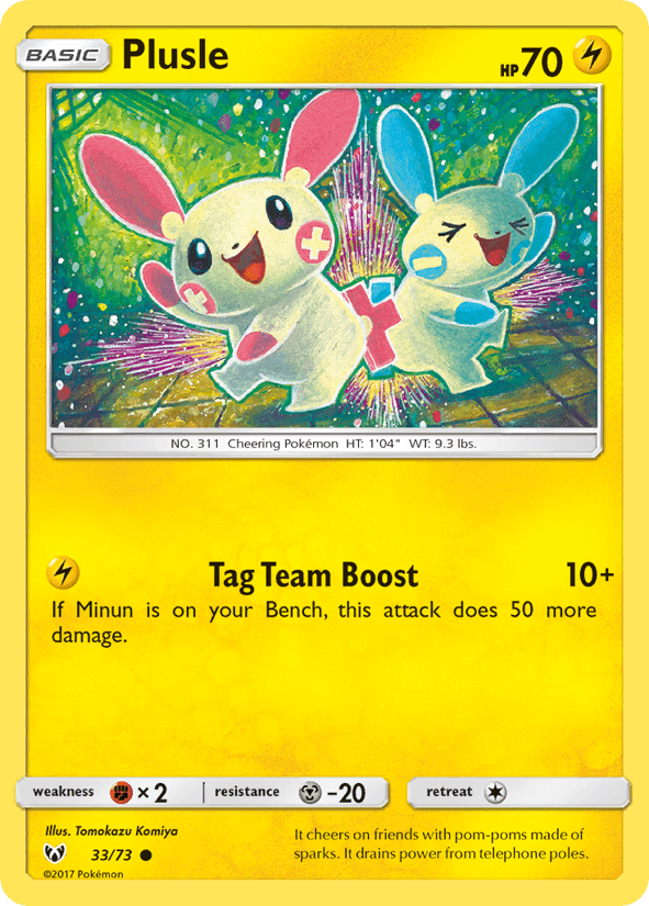Plusle 33/73 — Shining Legends