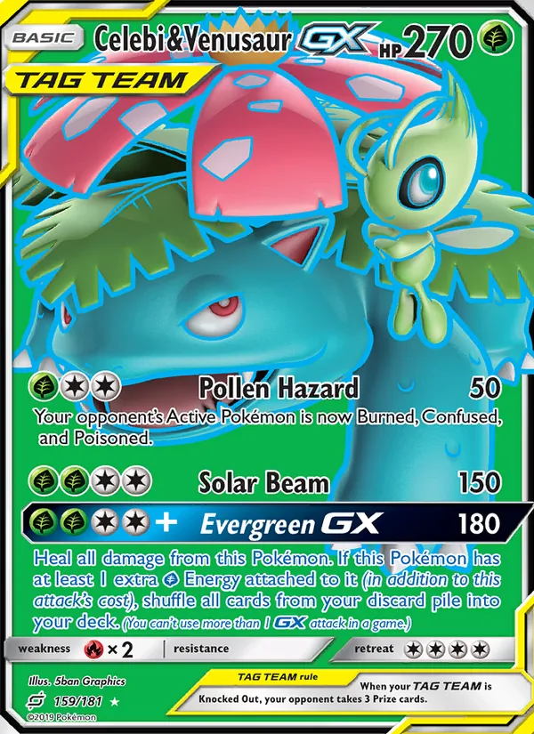Celebi & Venusaur GX TAG TEAM-GX