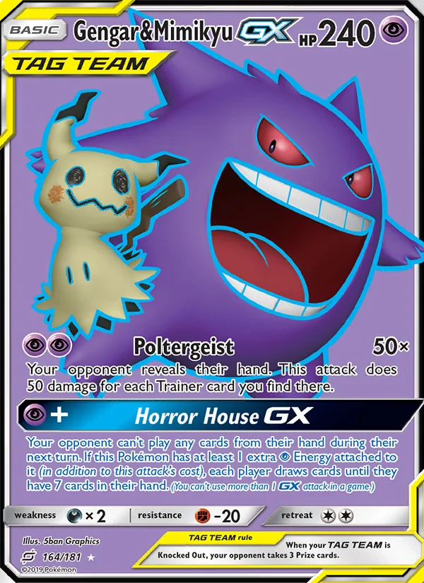 Gengar & Mimikyu GX TAG TEAM-GX