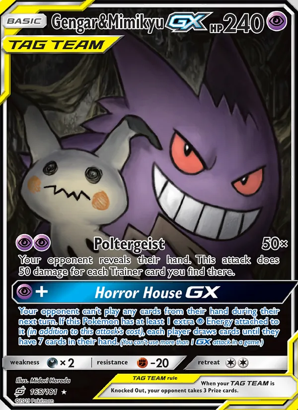 Gengar & Mimikyu GX TAG TEAM-GX