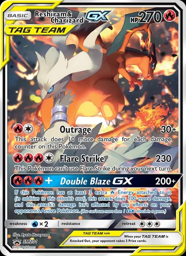 Reshiram & Charizard GX TAG TEAM-GX