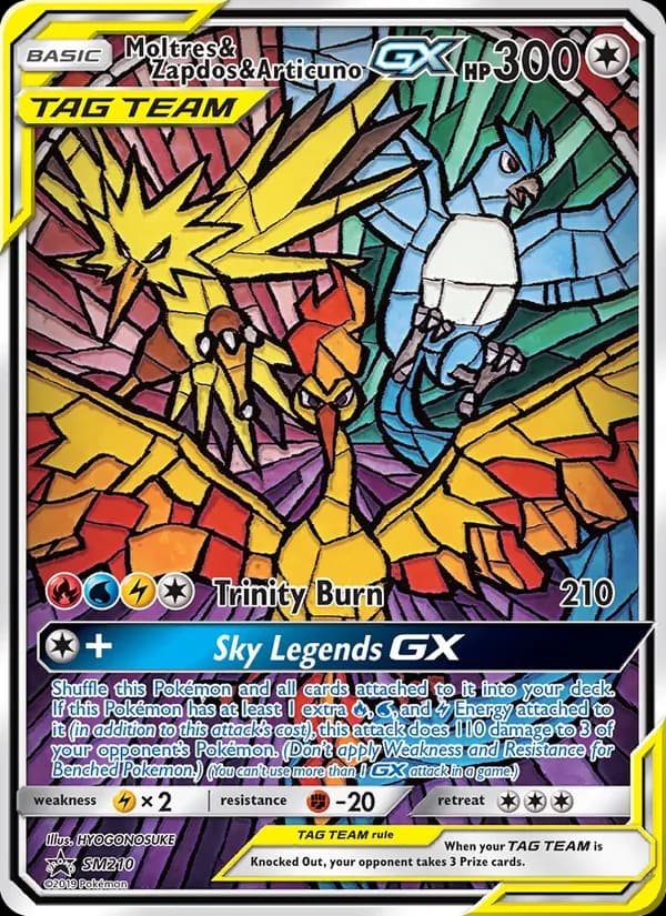 Moltres & Zapdos & Articuno GX TAG TEAM-GX
